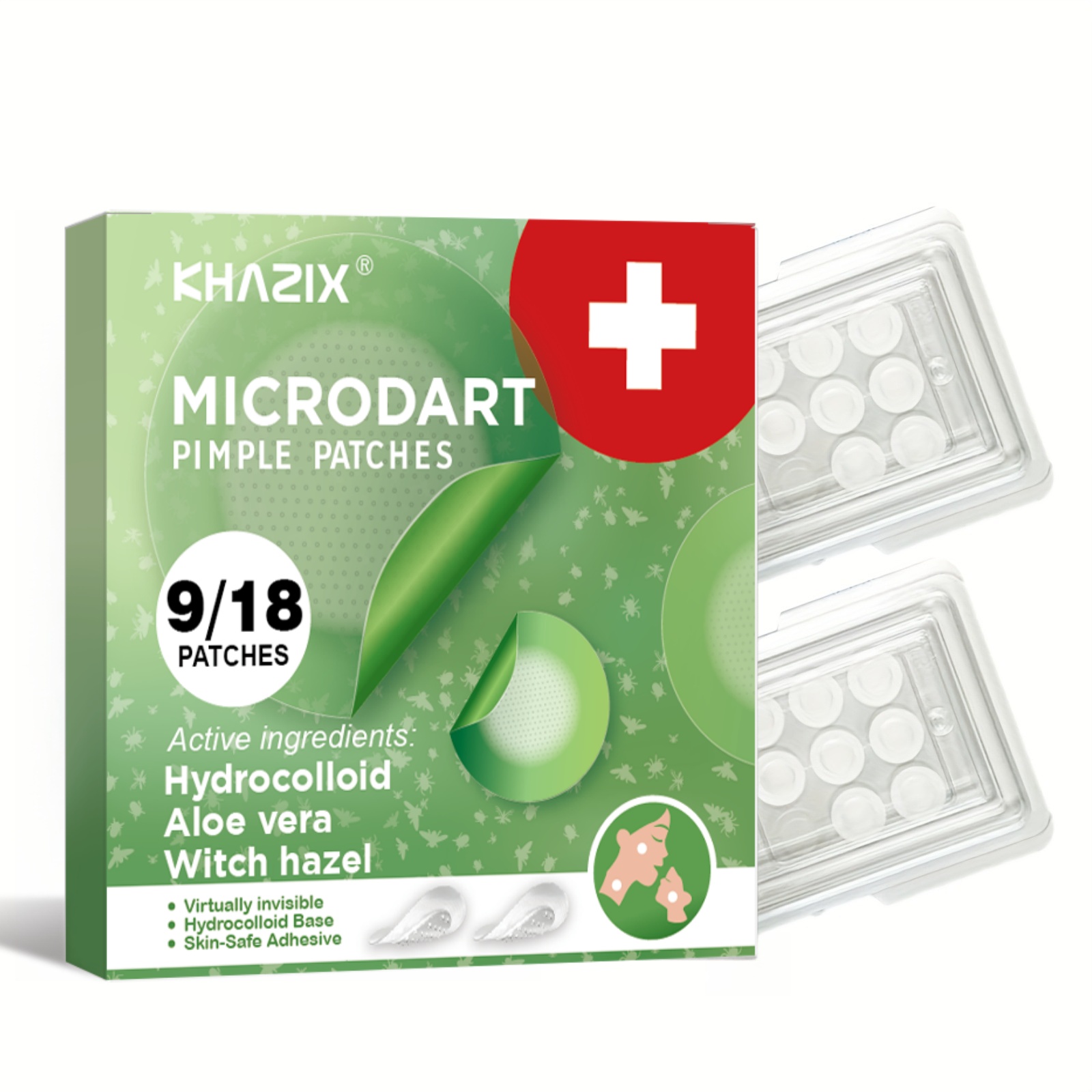 Hydrocolloid Pimple Patch - Plester Jerawat Micro-Dart Overnight - Menghilangkan