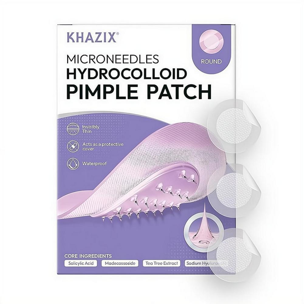 Hydrocolloid Pimple Patch - 24 buah Plester Jerawat Transparan yang