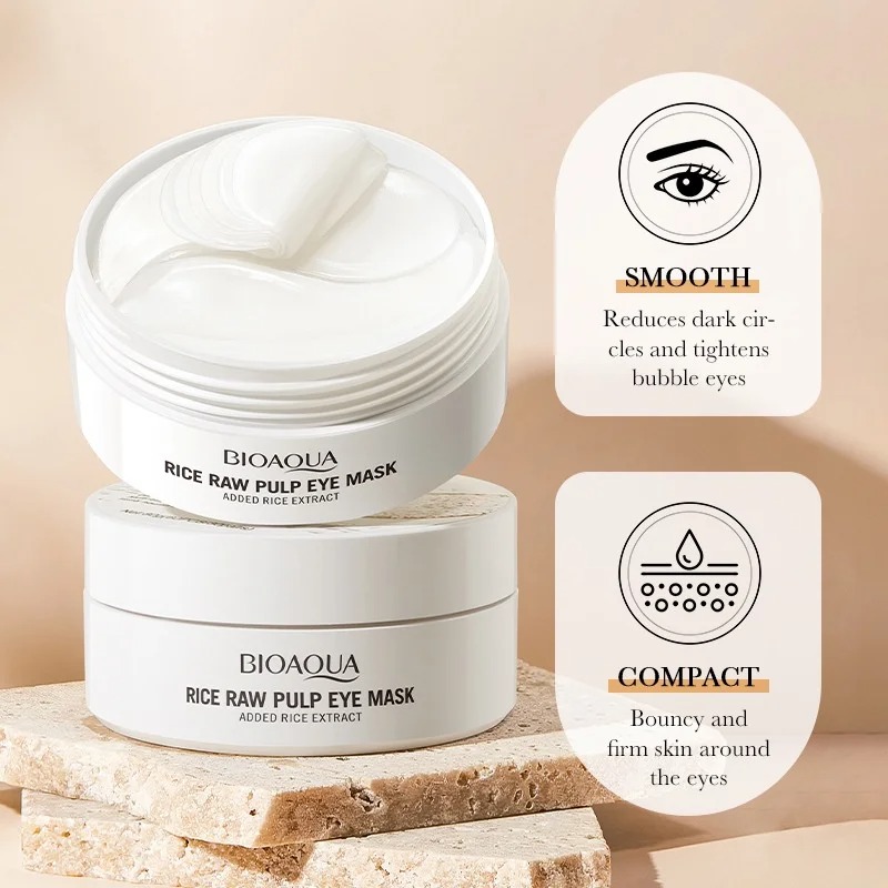 60 Buah Masker Mata Beras Bioa - Collagen Under Eye Patches ulasan dan harga