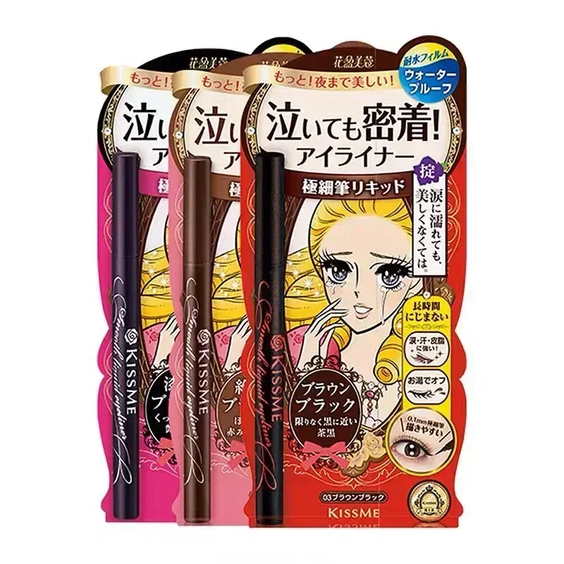 KISS ME make up Eyeliner Hitam - Waterproof Liquid Eyeliner Pen ulasan dan harga