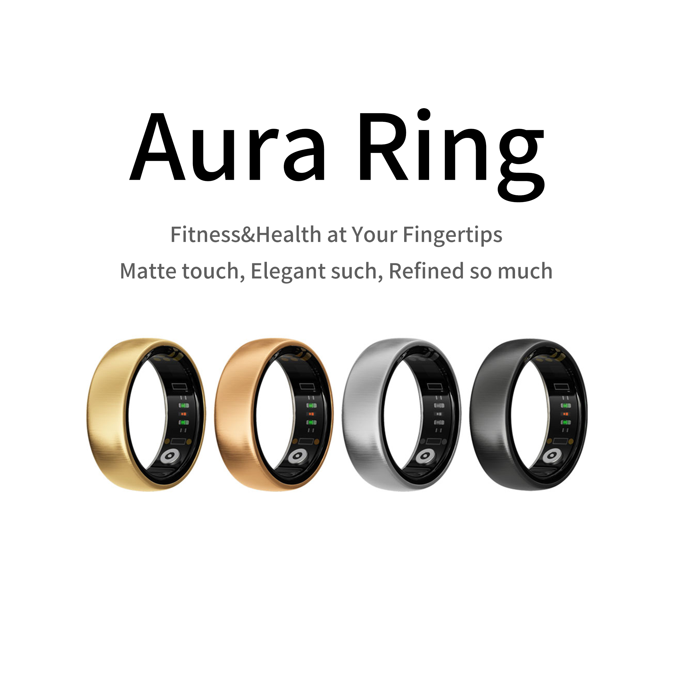 Cincin Pintar AURA Matt Smart  - Health Monitors ulasan dan harga