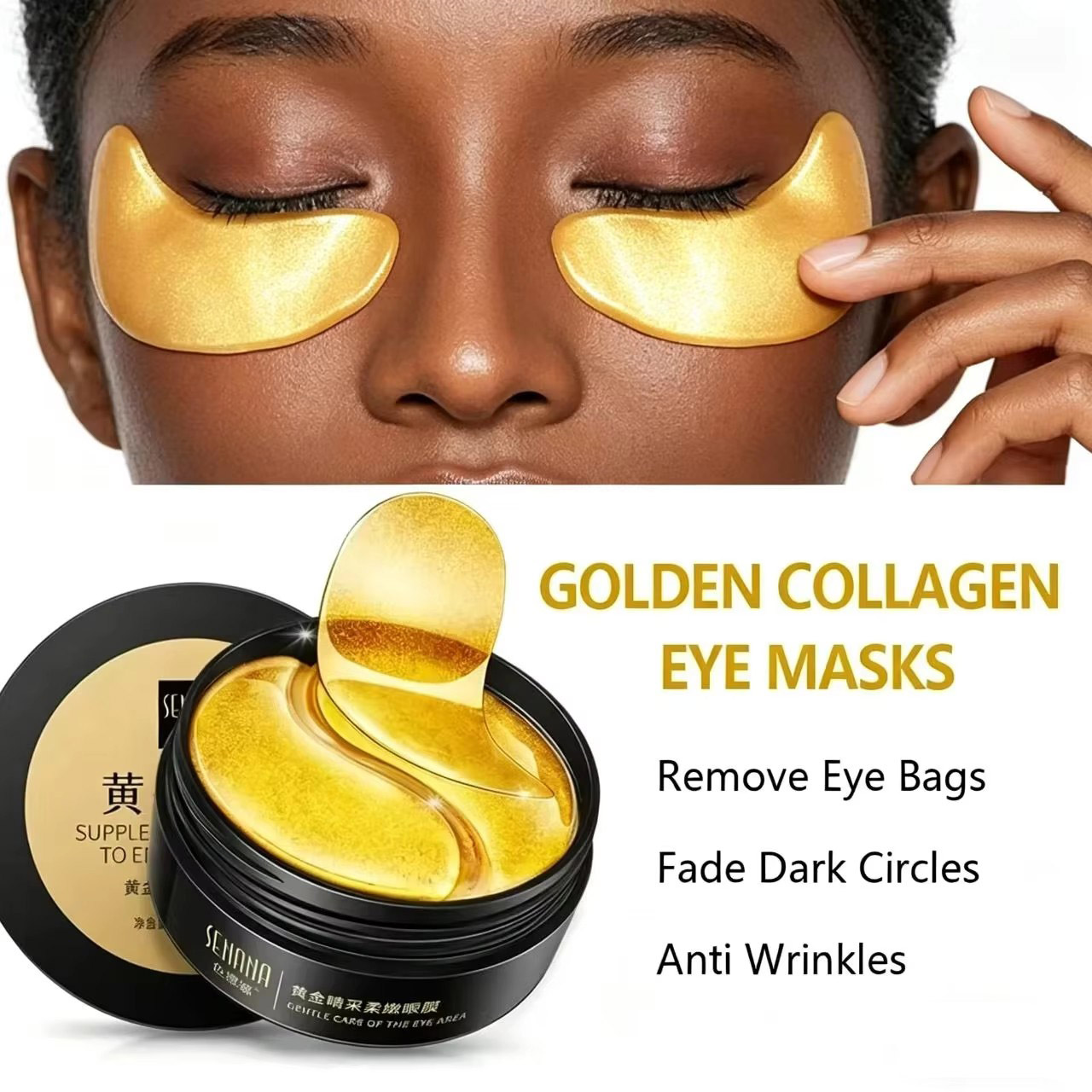 60 Buah Masker Mata Pelembab E - Collagen Under Eye Patches ulasan dan harga