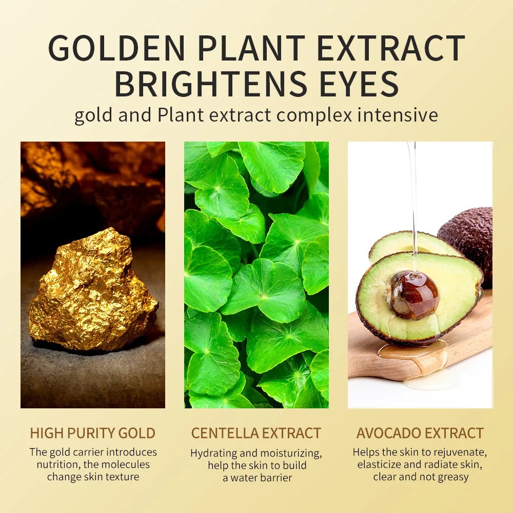Masker mata kolagen emas alpuk - Collagen Under Eye Patches ulasan dan harga