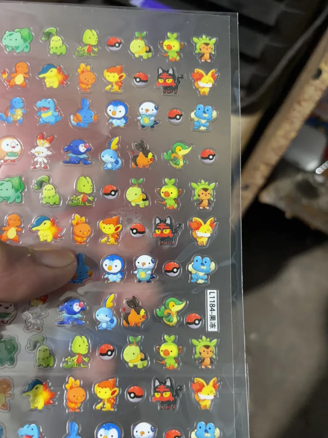   Stiker Kuku Charmander Bulba - Nail Art ulasan dan harga