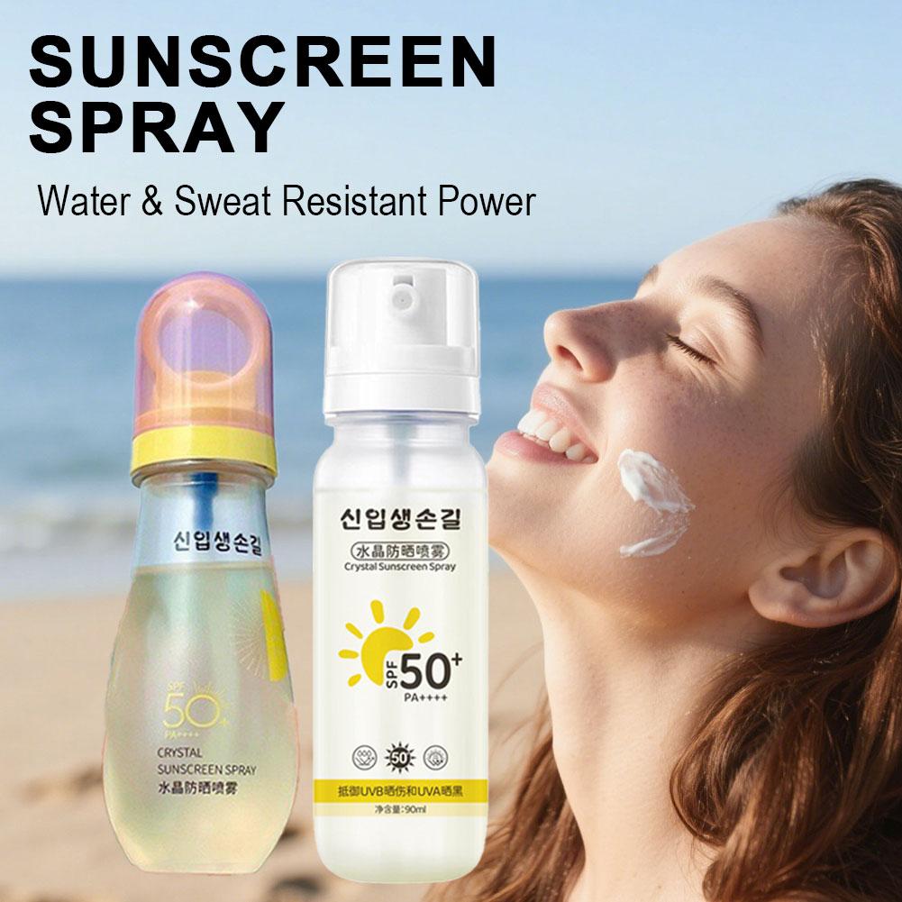 Semprotan Tabir Surya Korea Sp - Spf 50 Waterproof Sunscreen ulasan dan harga