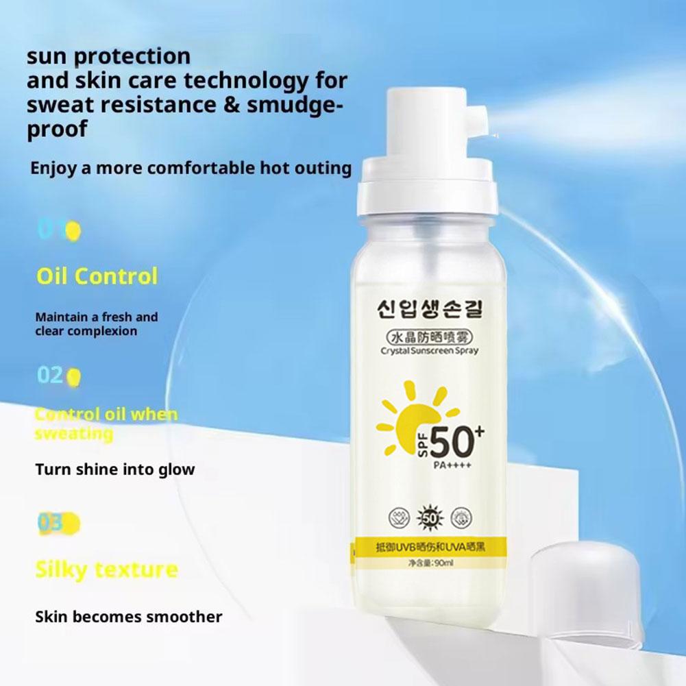 Semprotan Tabir Surya Korea Sp - Spf 50 Waterproof Sunscreen ulasan dan harga